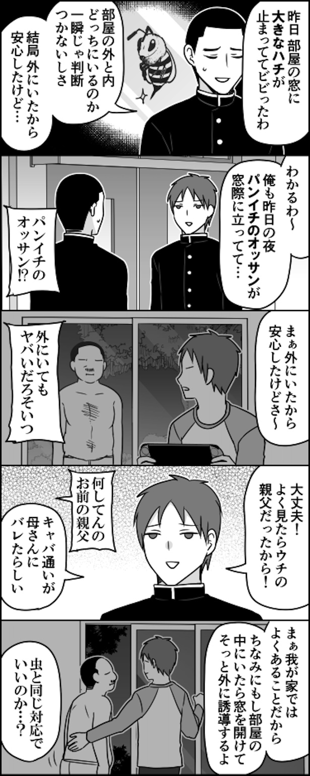 窓際の虫