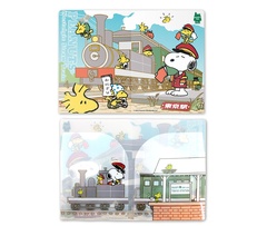 「クリアファイルA5見開き」(385円)