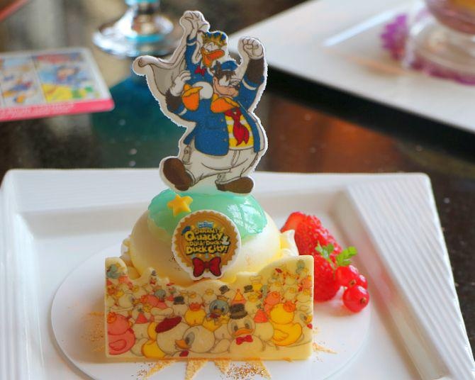 今しか出合えないドナルドダックのこだわりケーキ！ディズニーアンバサダーホテルで提供中