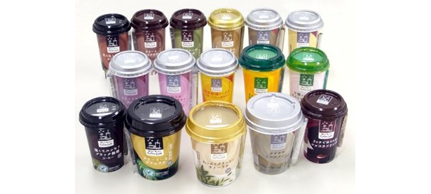 個性ある商品ラインナップとおいしさで人気のファミリーマートのオリジナルチルド飲料ブランド「あじわい Famima Cafe」