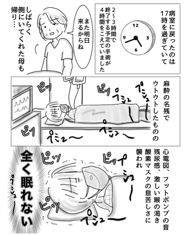 子宮内膜症で入院した時の話8-3
