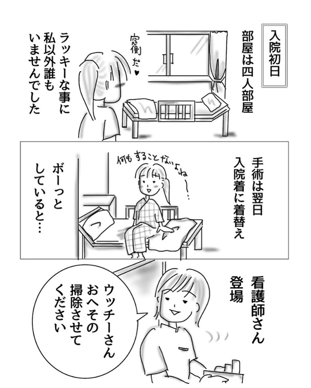 子宮内膜症で入院した時の話6-1