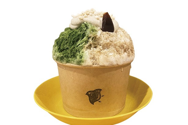 「shizuku」の「抹茶かき氷」(1501円)