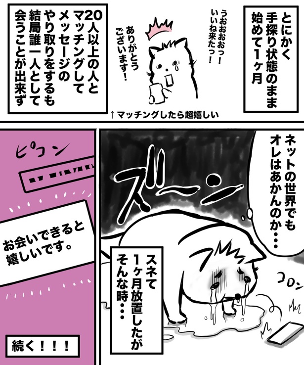 「38才男が100人と恋活して1年で初彼女ができた話」3の⑥