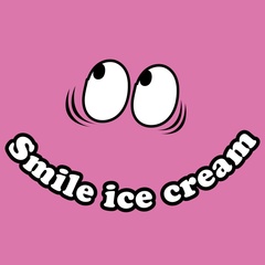 幼少期よりアイスクリームを使って作品作りをしていたアーティスト「Smile ice cream」 のメッセージアートを展示