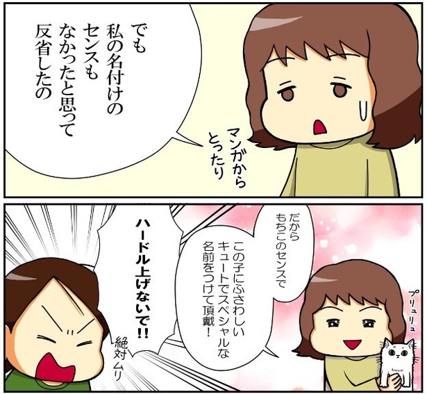 昔飼ってた猫4話「ペルシャの子猫の名前は」3