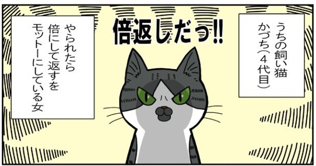 昔飼ってた猫5話「撫で方も人それぞれ」1