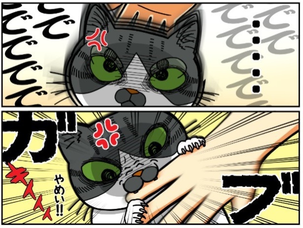 昔飼ってた猫5話「撫で方も人それぞれ」4