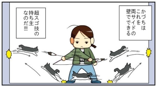 昔飼ってた猫6話「かづちの特技」3