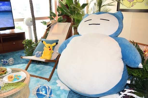思わず抱きつきたくなるような大きさのカビゴン