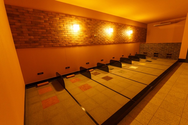 「佐倉天然温泉 澄流」の岩盤浴では、500円で一日何度も利用できる