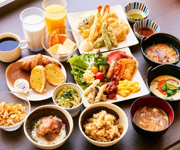京成リッチモンドホテル 東京押上の和・洋選べる朝食ブッフェ