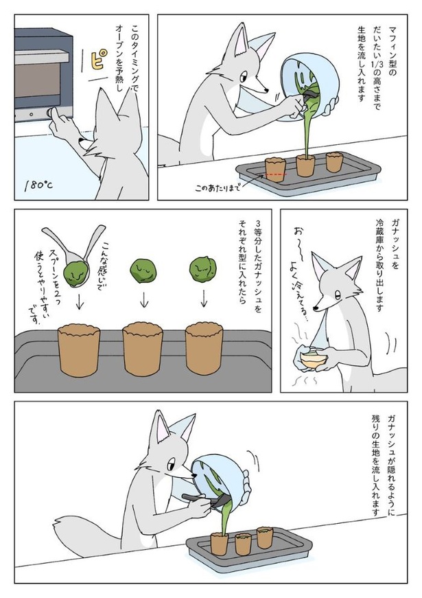 『初夏の日に緑茶のフォンダンショコラを焼く話』6