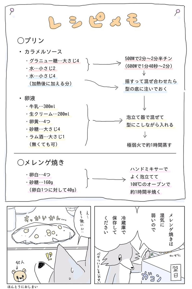 『雨の日にプリンを蒸す話』17