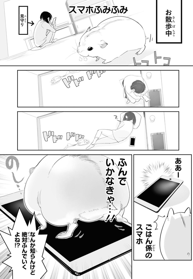 ごはん係のスマホ （C）はむはむ／KADOKAWA