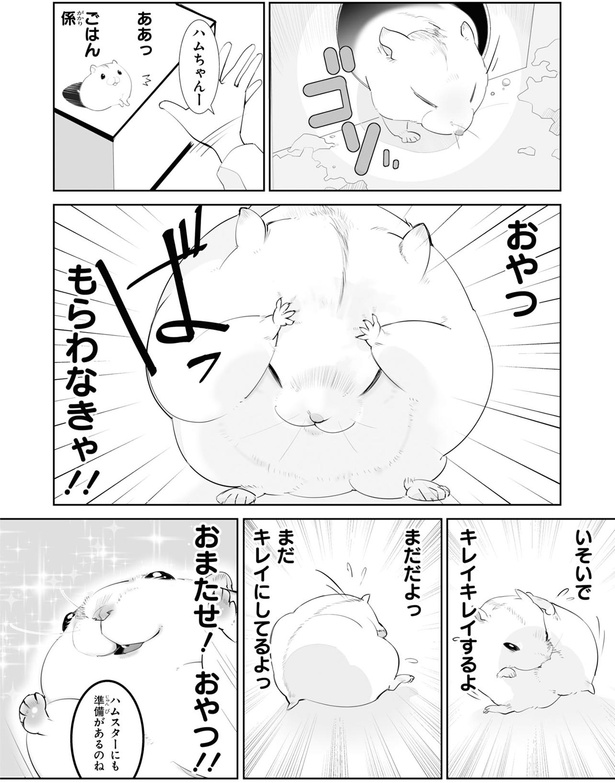 いそいでキレイキレイするよ （C）はむはむ／KADOKAWA