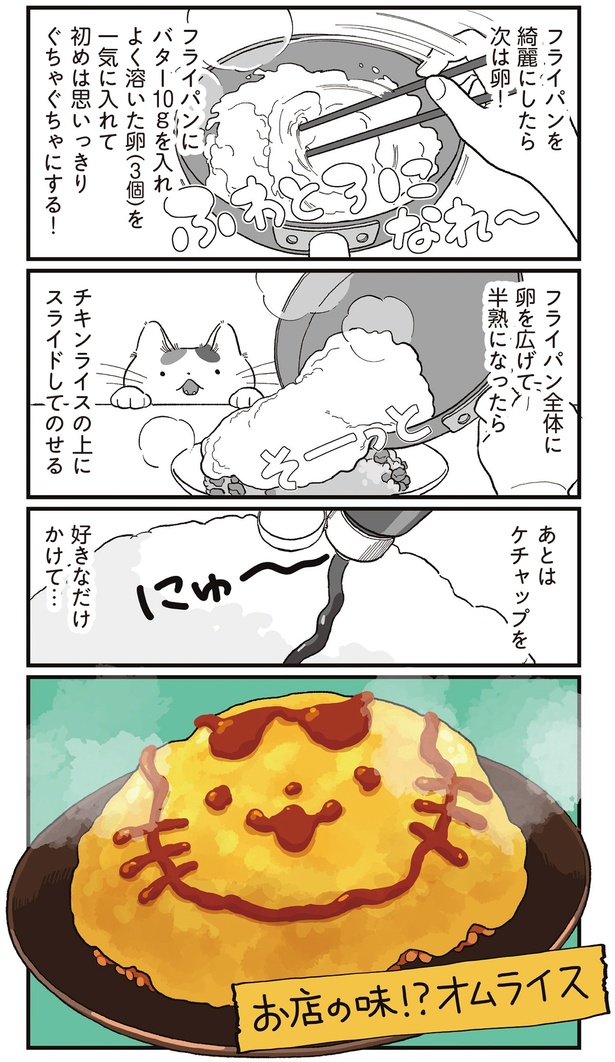 あとはケチャップを好きなだけかけて… （C）わたなべ 萌／KADOKAWA