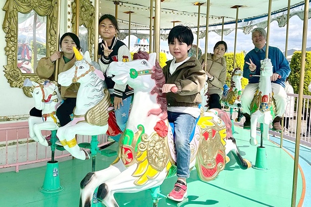 「メリーゴーランド」は、小さな子どもでも楽しめる
