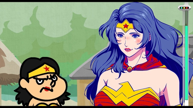 【写真を見る】凛々しいワンダーウーマンが、今どきメイクになると…!?