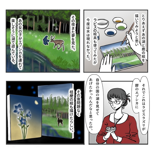 青い岩絵の具の話(4)