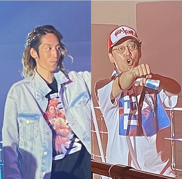人気ストリーマーのSHAKAさん(左)、布団ちゃん(右)