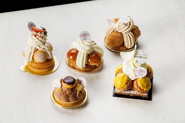 【写真】参加店がオリジナリティあふれる「サントノレ」を提供する