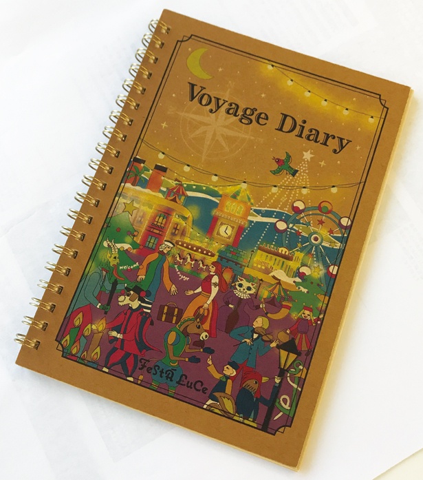 「クラフトノート"Voyage Diary"」(600円)は航海日誌をイメージしてデザインされた使い勝手のよいノート