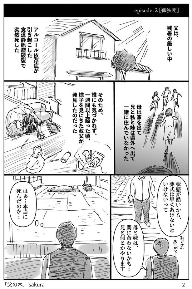 親の孤独死を悲しめない子どもの話2