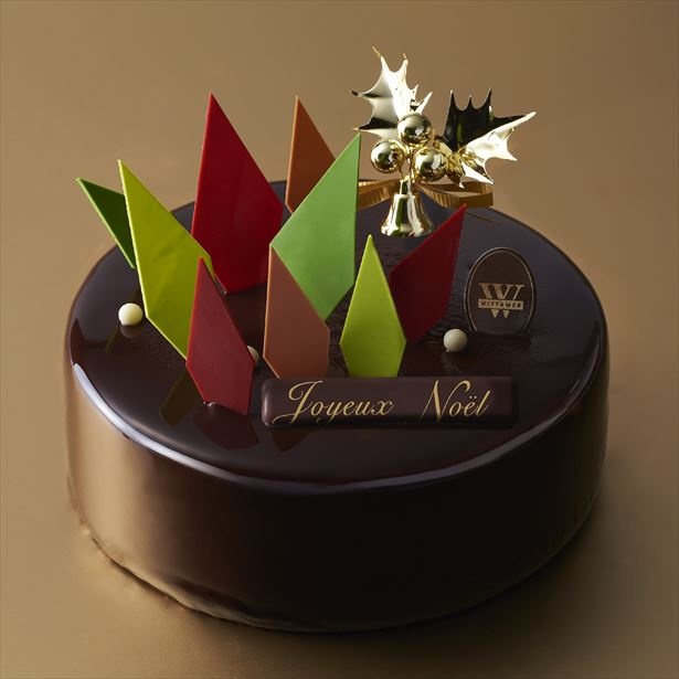 「ヴィタメール」は、2017年クリスマスケーキの予約を受付中。写真は「ノエル・グラン ショコラ」(15cm 5400円)