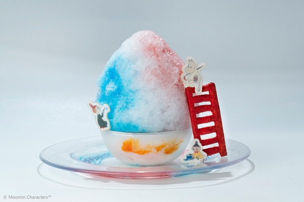 「ムーミンとリトルミイ、ミムラねえさんのかき氷」(1780円)