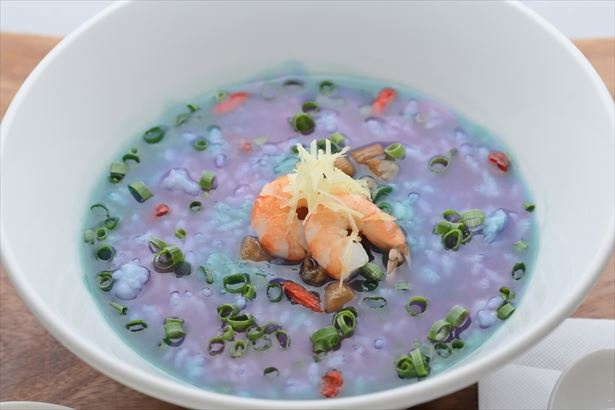 「青い塩レモン台湾お粥」