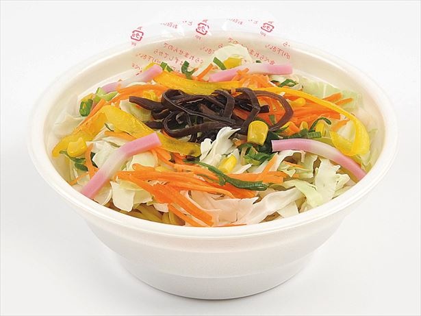 1/3日分の野菜約120gが入った野菜をしっかり食べられるタンメン