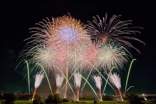 日本最高峰の花火師たちが渾身の花火を打ち上げる