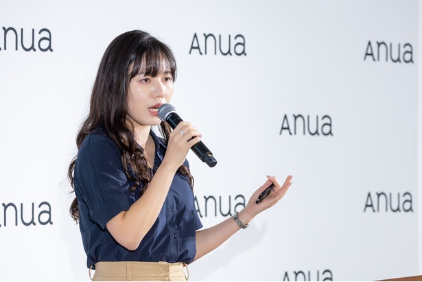 発表会に登壇した日本オフィス統括プロデューサーであるナ・ドゥリさん