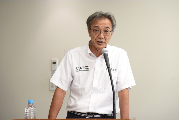 ラリージャパン 2025 競技長の高桑春雄さん