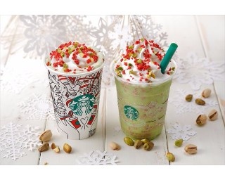 スタバクリスマス限定ドリンク第2弾は色鮮やかなピスタチオとラズベリー