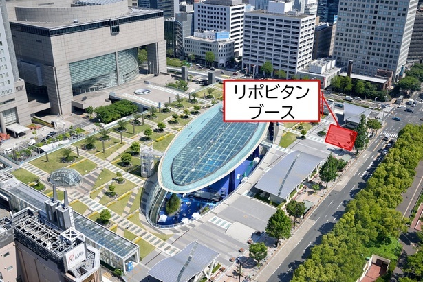 久屋大通に面したエリアに設置