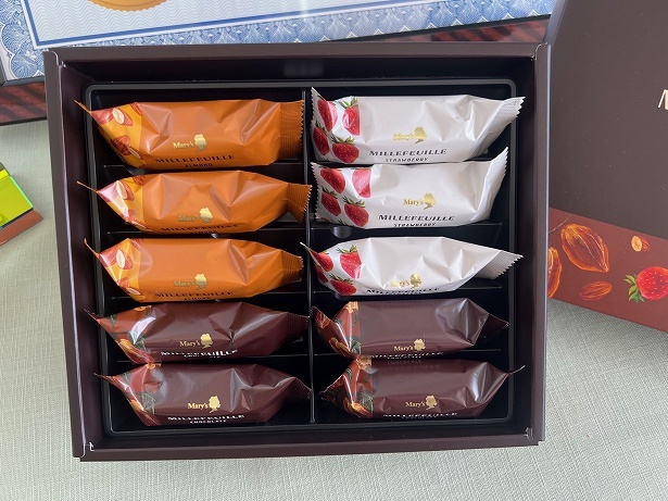 「メリーチョコレートカムパニー」の人気商品のひとつが「ミルフィーユ」