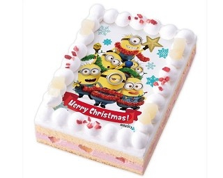 ミニオン初！クリスマス“キャラデコプリントケーキ”が登場