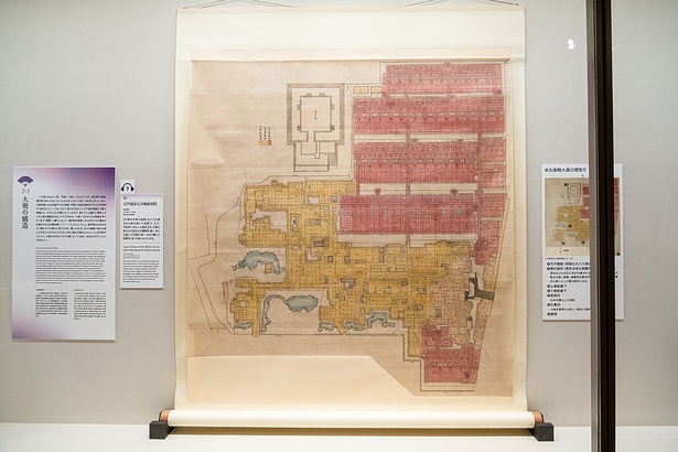 『江戸城本丸大奥総地図 』江戸時代 19世紀 東京国立博物館蔵