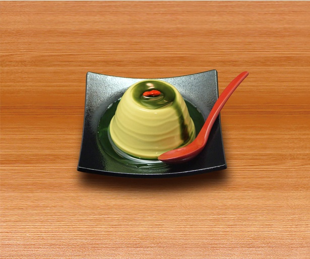 抹茶杏仁豆腐　390円