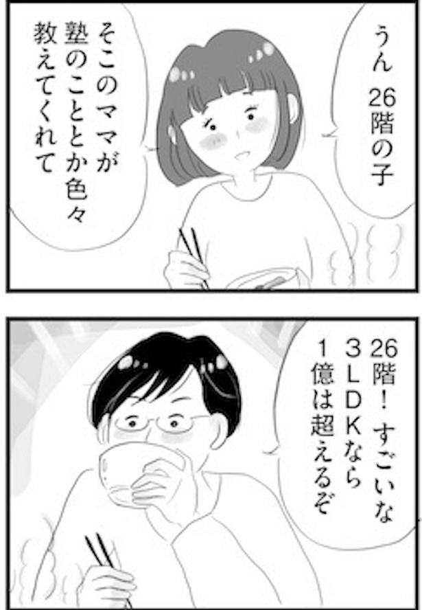 26階の中層階でも3LDKで1億円はする高級タワーマンション。