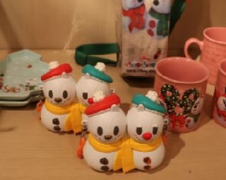 ディズニー注目Xmasグッズ！雪だるま風チップ＆デール