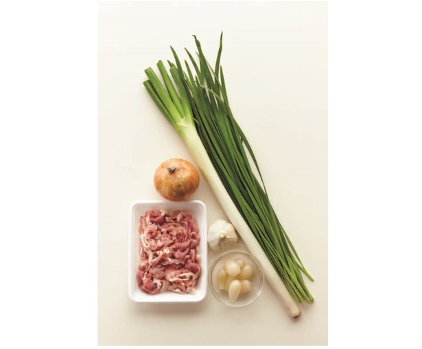 豚肉のビタミンB1の吸収を助けるアリシン豊富な食材 監修・レシピ考案/新谷友里江 撮影/木村 拓