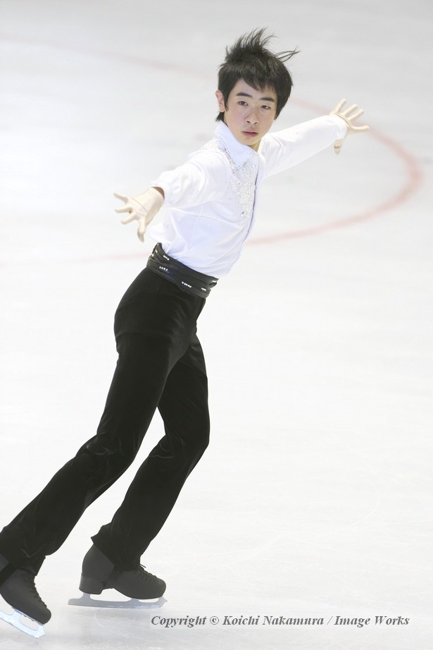 壷井達也、西日本ジュニア選手権でのショートプログラムの演技