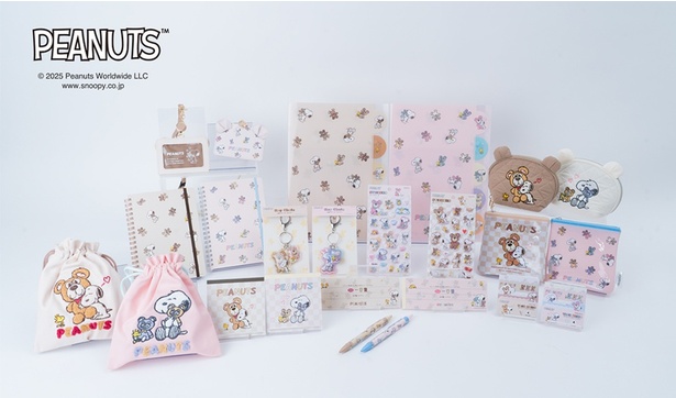 スヌーピーとかわいいクマのぬいぐるみが主役のグッズ、「Snoopy ＆ Cuddly Bears」シリーズが豊作です！