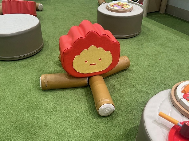 柔らかくて安全なたきびは見た目もかわいい！