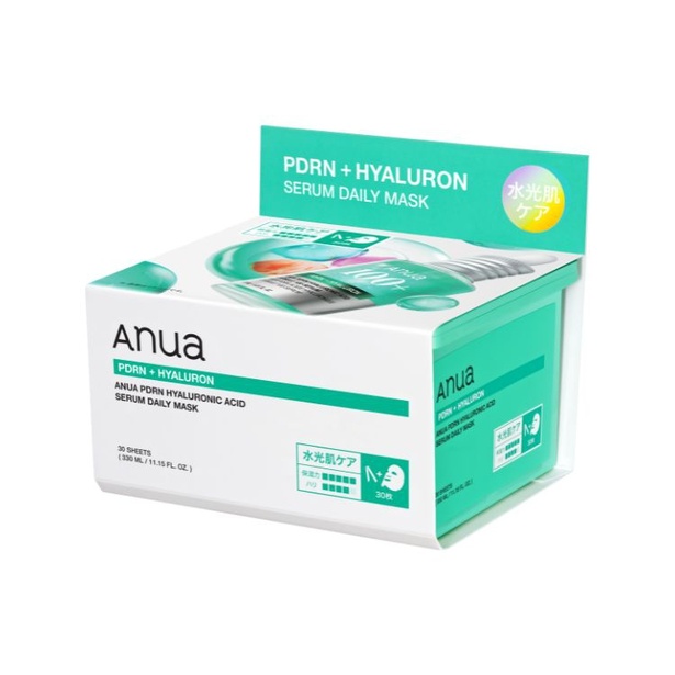 「Anua PDRNヒアルロン酸セラムデイリーマスク 30枚入り(JT)」(2420円)