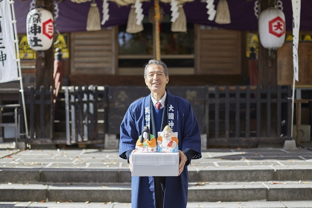 高崎美保大国神社奉賛会会長の岡本隆司さん