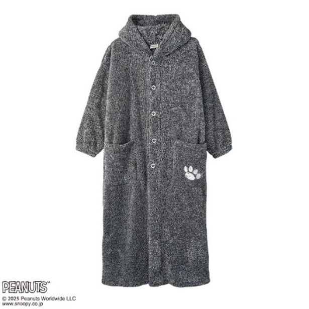 「メンズ ルームガウン(ダークグレー)」(3630円)